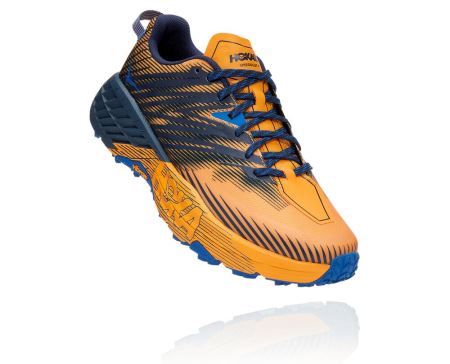 Hoka One One Speedgoat 4 - Tenis Corrida Largos Homem Pretas | PT-lNTY3Cz